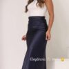 Saia Midi Acetinada (efeito seda) - elegância implacável