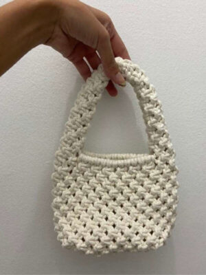 Bolsa Pandawa em Macramê
