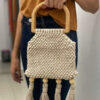 Bolsa Luar em Macramê 2 Bolsa Luar em Macramê