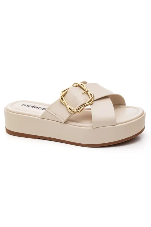 Tamanco Moleca Plataforma Feminina Fivela