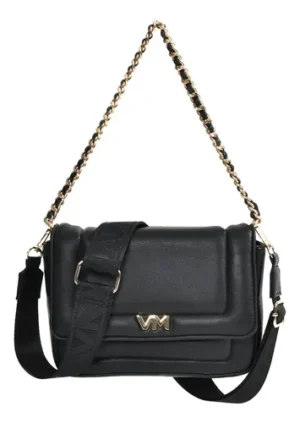 Bolsa Via Marte Shoulder Bag Média Preto