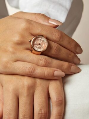 Relógio Anel Euro Feminino Unique Rosé - EU2035YUX/4JI