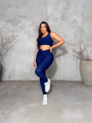 Conjunto Leggin Azul