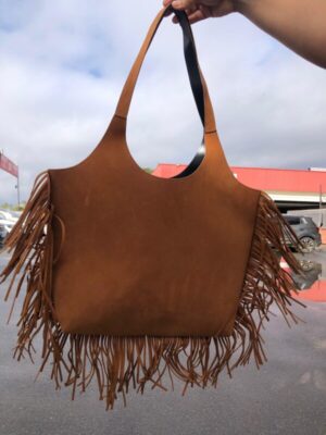 Bolsa Boho Com Franja Carmella