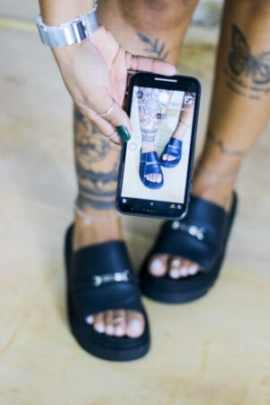 Carla Sandália Papete Feminina