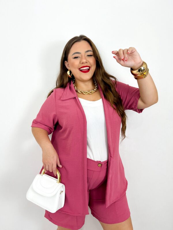 Conjunto Social Bermuda e Quimono 2 Conjunto Social Bermuda e Quimono - Imagem 2