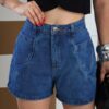 Short Jeans Mom Carteira 6 Short Jeans Mom Carteira