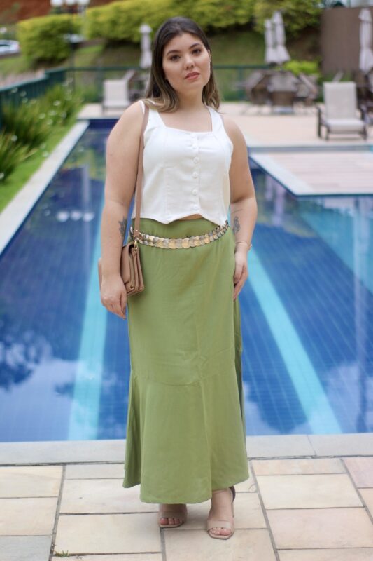 Saia Longa Verde 2 Saia Longa Verde - Imagem 2