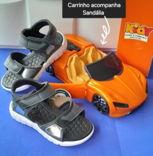 Sandália Infantil Kidy Toys Baby com Carrinho