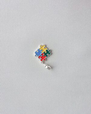 Berloque Autismo Prata 925