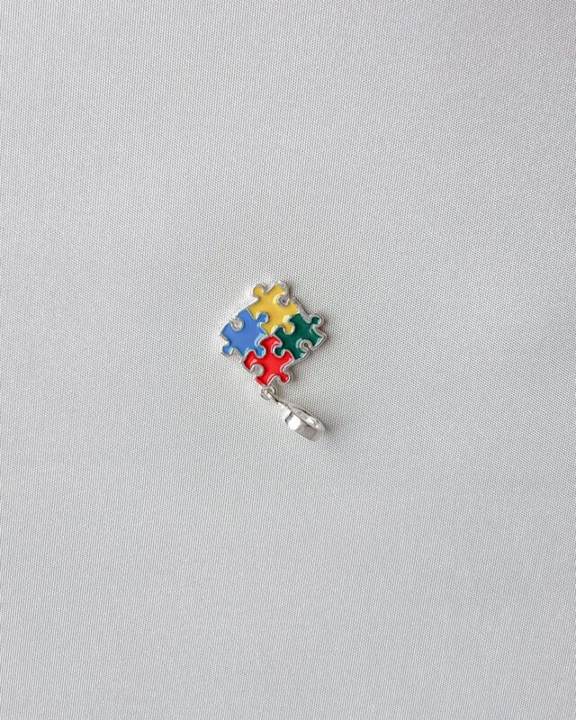 Berloque Autismo Prata 925 1 Berloque Autismo Prata 925