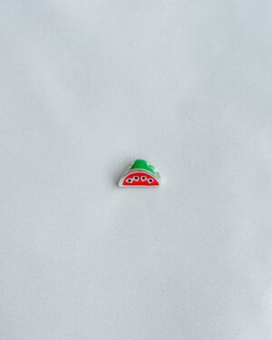 Berloque Melancia em Prata 925