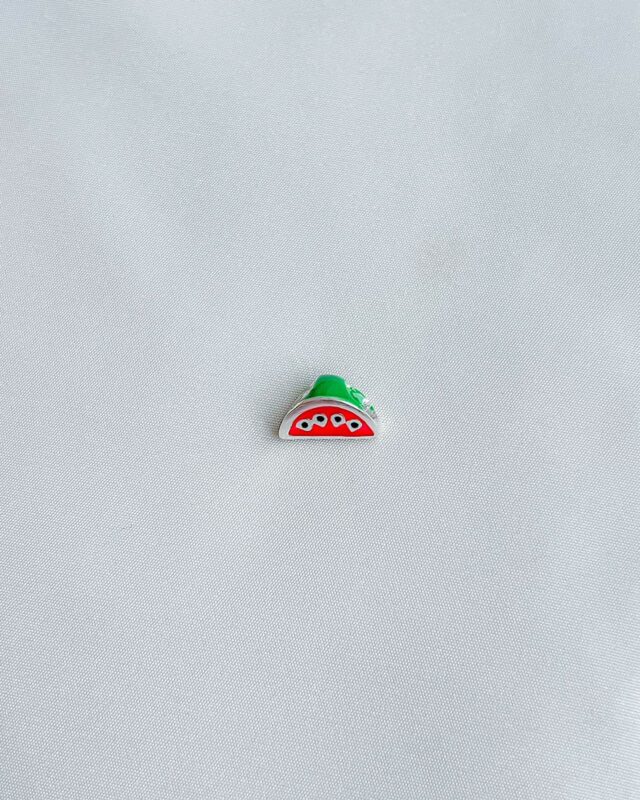 Berloque Melancia em Prata 925 1 Berloque Melancia em Prata 925