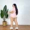 Camisa de Tule Plus Size - Rosa bebê