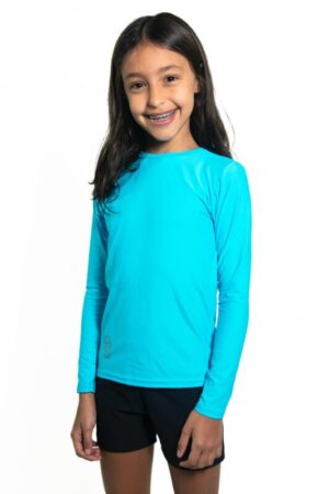 Camisa Infantil Feminina com Proteção UV 50+ Derma UV Kids
