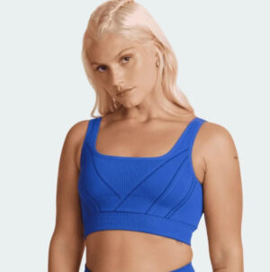 Top Lupo Sport Max II Seamless Sustentação Média Feminina - Azul