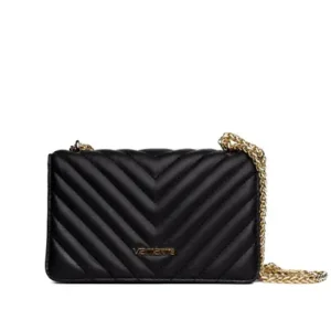 Bolsa Feminina Via Marte Pequena Matelassê Preta