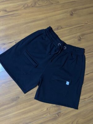 Bermuda Moletom Bolso Frontal