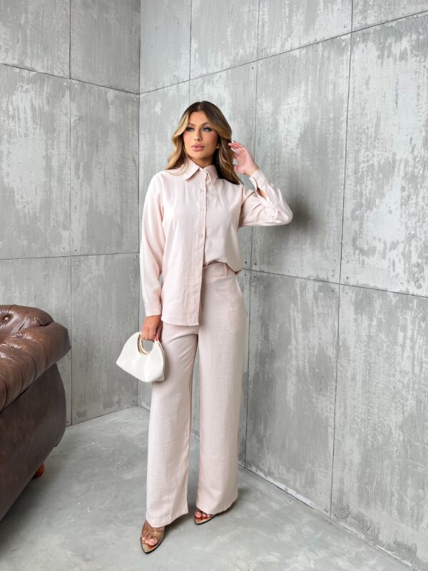 Conjunto Blusão e Calça Pantalona