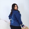 Jaqueta Jeans Plus Size Elegante 5 Jaqueta Jeans Plus Size Elegante