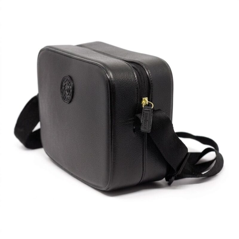 Bolsa Tiracolo Moleca Transversal Preta Quadrada Original