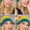 Gorro de Tricô Brasil Verde e Amarelo – Estilo Inverno Unissex