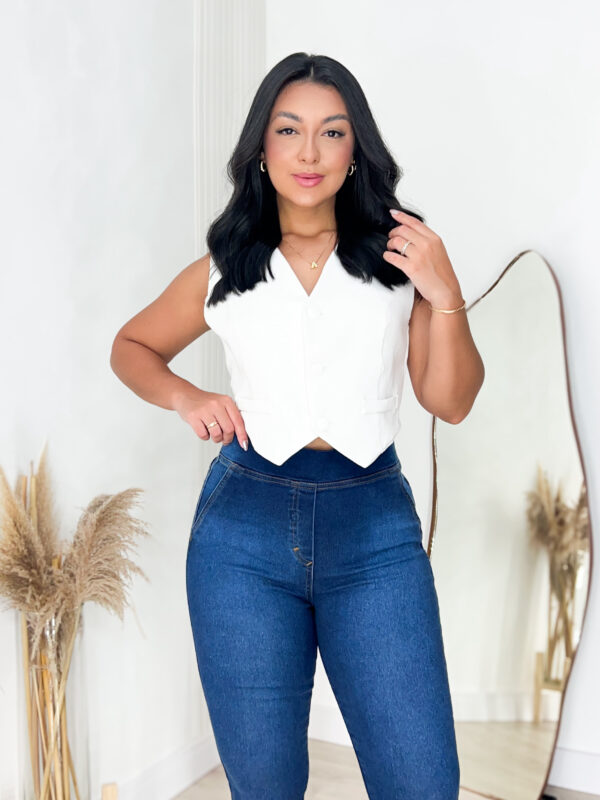 Calça Jeans Skinny Modeladora 4 Calça Jeans Skinny Modeladora - Imagem 4