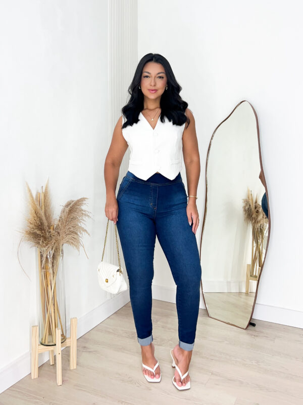 Calça Jeans Skinny Modeladora