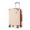 Mala Bordo 10kg Bagagem de Mão Expansivel Padrão ANAC - Bege